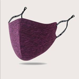 Purple face mask